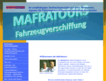 Tablet Screenshot of mafratours.eu